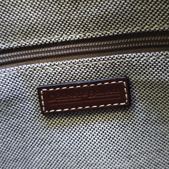 Clean! Vintage Denim Dooney & Bourke Double Pocket Tote - Picture 10 of 12
